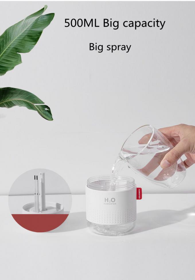 Homefish OEM Luftbefeuchter 500ml χωρητικότητα δεξαμενής νερού καθαρή ομίχλη υγροποιητές αέρα φορητό επιτραπέζιο H20 9