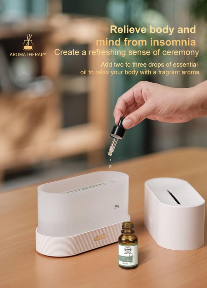 Homefish DropShipping Φωτιά Έξυπνος ενυδατωτής αρώματος Diffuser 2023 Ενυδατωτής αέρα Αιθανόλαδο υπερήχων προσομοίωση φλόγα 9