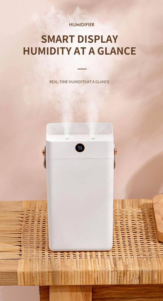 HOMEFISH Desktop 3L Διπλό ψεκασμό Φορητές υπερηχητικές υγραντήρες αέρα για το γραφείο 6