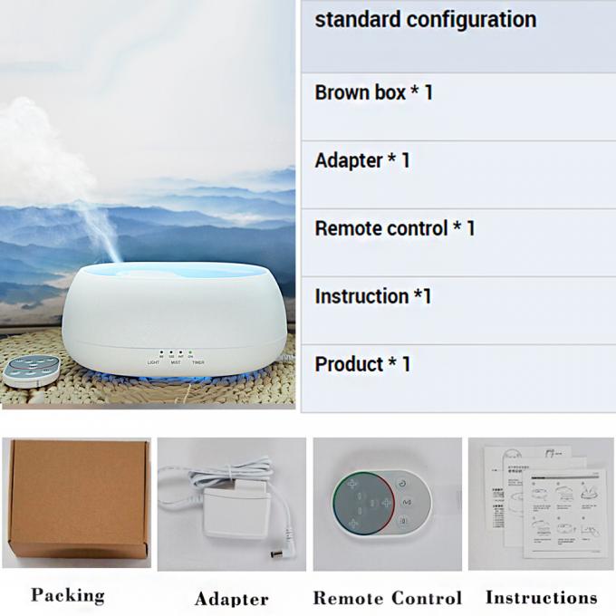 Homefish Smart Aroma Diffuser Oil Custom Diffuser Machine Υπερήχων Ηλεκτρικός 500 ml Αρωματικός Διαχυστής 16