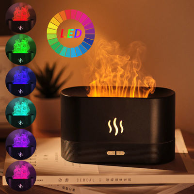 Καλή τιμή RGB φως Αλλαγή χρώματος USB υπερήχων ενυδατήρα φλόγας Led RGB πολύχρωμο αιθέρια έλαια Φωτιά φλόγας αρωματικό διάχυτο σε απευθείας σύνδεση