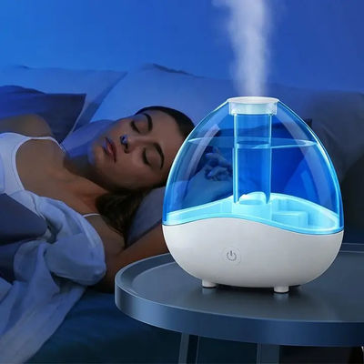 HOMEFISH Υπερήχθης ατμοποίησης υγραντήρας 150 ml/H-250 ml/H Μεγάλη έξοδος ομίχλης με νυχτερινό φως